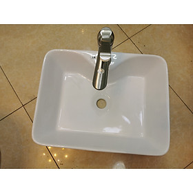 Mua CHẬU LAVABO ĐẶT BÀN ĐÁ MEN NANO TRẮNG SÁNG