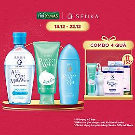 Bộ sản phẩm bảo vệ và giảm mụn Senka (Sữa tẩy trang...