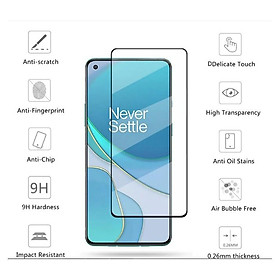 Miếng dán kính cường lực dành cho điện thoại oneplus 8t full màn hình