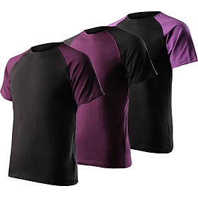 COMBO 3 ÁO THUN NAM PHỐI MÀU - 100% COTTON 4 CHIỀU