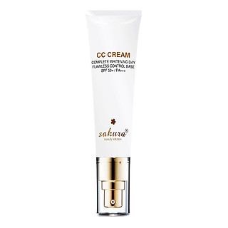 Kem Dưỡng Da Trang Điểm Chống Nắng Sakura CC Cream Flawless Control (40ml)