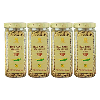 Combo 4 Hũ Đậu Nành Sấy Cỏ Ngọt Vị Cay Hải Long (230g / Hũ)
