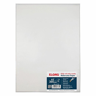 Giấy vẽ A3 300 GSM 05 tờ tập MS: 781