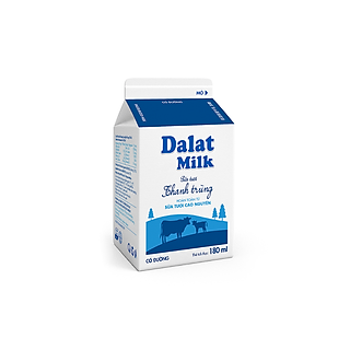 Sữa tươi thanh trùng DalatMilk (180ml)