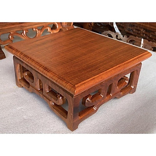 Kỷ vuông, đế bát hương, đôn vuông gỗ hương đá