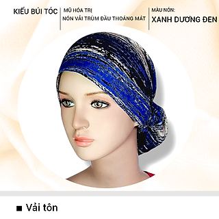 Nón hóa trị vải mềm mát, hút mồ hôi, bệnh nhân ung thư, chemo hat, nón trùm đầu