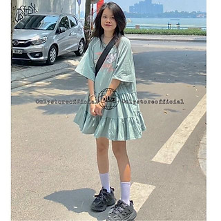 babydoll xanh siêu xinh