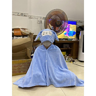 Khăn Tắm Cho Bé, Khăn Choàng Tắm Có Mũ, Áo Choàng Tắm Cho Bé Đi Biển