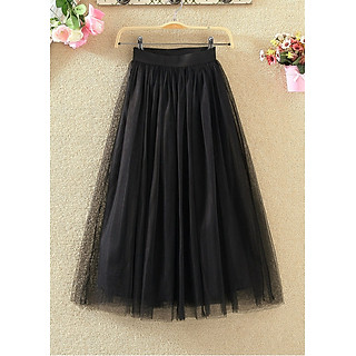 Chân Váy Đen Dài Xòe