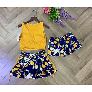 Set bộ bơi 3 mảnh(áo+chân váy+quần)