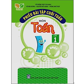 Sách Phiếu Bài Tập Cuối Tuần Môn Toán Lớp 1