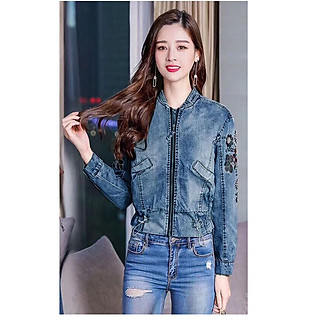 ÁO KHOÁC JEAN BO RÚT DÂY  AK630AK