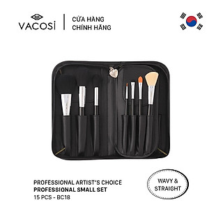 BỘ CỌ PRO CƠ BẢN 15 CÂY, BÓP DA ĐEN VACOSI - BC18