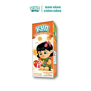 Kun sữa chua uống hương cam thùng 48 hộp x 180ml