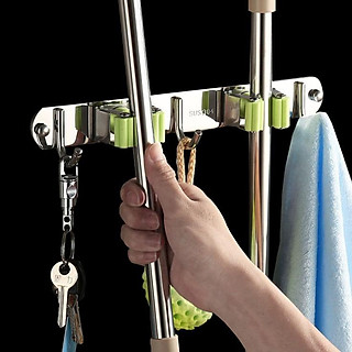 Móc treo dụng cụ vệ sinh SUS304 không dần khoan