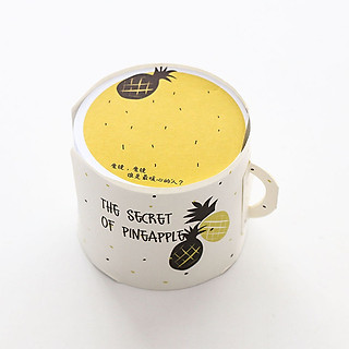 Giấy stick note ghi chú tập viết chữ cuộn 400 tờ hình trái cây dễ thương