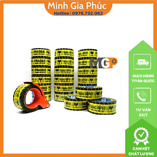 Băng Dính Hàng Dễ Vỡ Xin Nhẹ Tay, Băng Keo Tem Dễ Vỡ 5cm