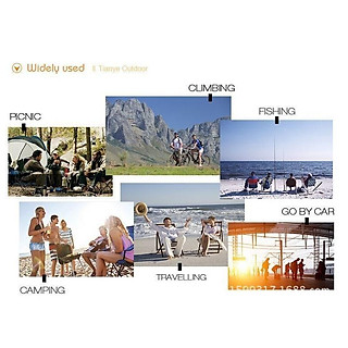 Bàn ghế xếp gọn Dã Ngoại Nhôm cao cấp 6061 (73x55x53cm) - Skylife