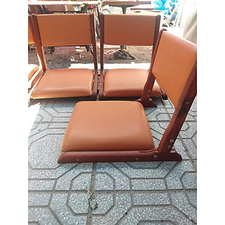Ghế bệt xếp khung gỗ mặt nệm