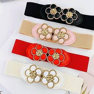 Đai nịt váy hình hoa hồng mẫu mới 3cm B19