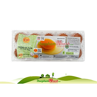 Trứng gà CP loại 3 - Khay 10 trứng