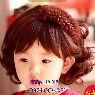 Bộ tóc giả cho bé, tóc giả nguyên đầu cho bé