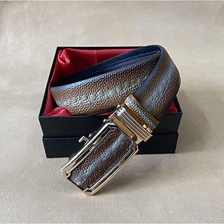 Thắt Lưng Nam Da Thật TM22Thắt lưng Da Bò Dập Vân Cá Đuối Sang Trọng Bảo Hành 12 Tháng