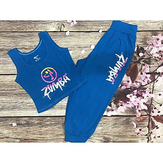 Bộ tập Zumba, Dance ,Bộ đồ tập quần lửng áo croptop Hg Sport BL05