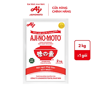 Bột Ngọt AJI-NO-MOTO® Hạt Nhỏ 2kg/Gói