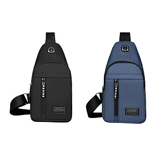 2x Fashion Mens Chest Bag Waterproof Shoulder Bag
