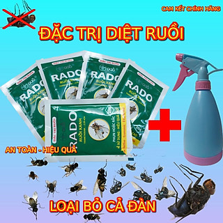 Thuốc Diệt Ruồi Rado - Gói 20g - Trừ Ruồi Hiệu Quả - Diệt Cả Đàn