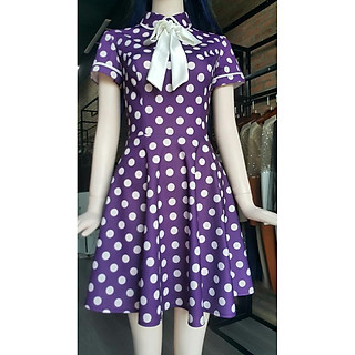 Đầm Xòe Chấm Bi