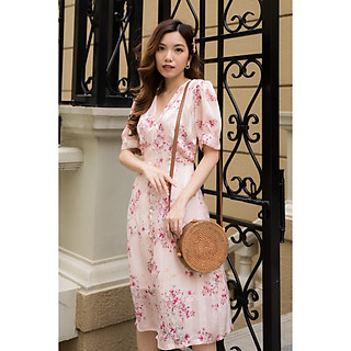 Đầm suông nhún ngực