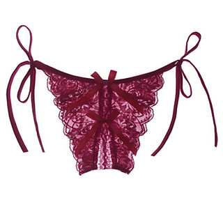 Quần lót ren lọt khe buộc dây