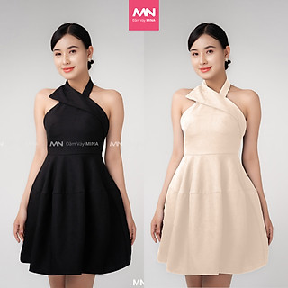 Đầm dự tiệc MINA hở lưng dáng xòe - MN209