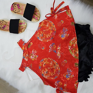 Bộ Gấm đỏ cổ trụ