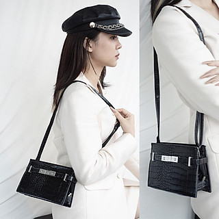 Túi xách nữ màu đen size nhỏ cá tính/ GLENDA BAG