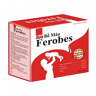 Thực phẩm chức năng Siro Bổ Máu Ferobes - bổ sung sắt và khoáng chất