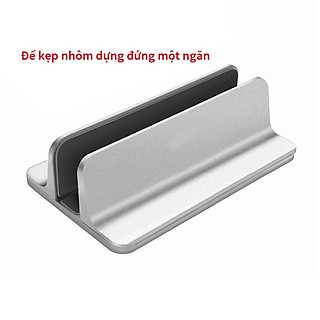 giá đỡ laptop nhôm kiêm đế dựng đứng tản nhiệt macbook, ipad, chắc chắn
