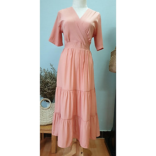 Đầm xòe cổ tim A09