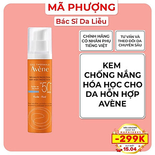 Kem chống nắng Avene Fluid da thường da hỗn hợp