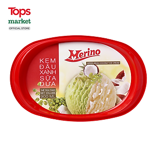 Kem Merino Đậu Xanh Sữa Dừa 900ML