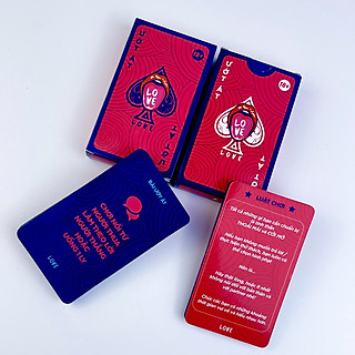 Bộ bài board game game Ướt Át  cho cặp đôi hẹn hò, đi chơi 42 lá