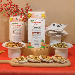 Bánh Gạo Lứt Phủ Granola Siêu Hạt Gufoods Hộp 170g - Thực Phẩm Bổ Sung Dinh Dưỡng Cho Mẹ Bầu, Sau Sinh, Người Ăn Chay, Ăn Kiêng, Giảm Cân, Eat Clean, Hàm Lượng Giàu Protein Và Chất Xơ