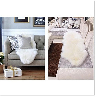 Thảm trải lông cừu SkyLife 60x90cm (Pure White)