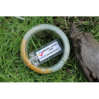 Vòng Tay Nam Nữ Cẩm Thạch Hoàng Thổ Bản Hẹ Ni 50-51 L985439