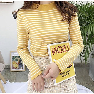 ÁO LEN KẺ SỌC NGANG CHO NỮ