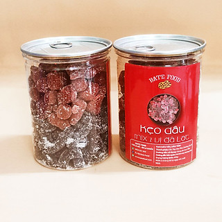 Kẹo Dâu Tây Mix Kẹo Dâu Tằm, Kẹo Dâu Đà Lạt Hũ 400g