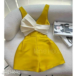 Jum 2 dây phối nơ ngực chất liệu lụa satin siêu xinh