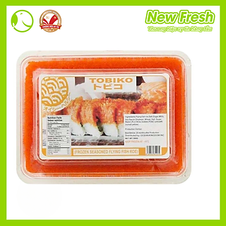 Trứng Cá Chuồn Tobiko Nhật Bản Màu Cam Từ Quả Yuzu - Hộp 500Gr